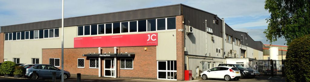 JC Metalworks front precision metal manufacturers Loughborough metal works facility of JC Metalworks
